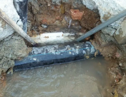 鹿邑测漏水之水管漏水